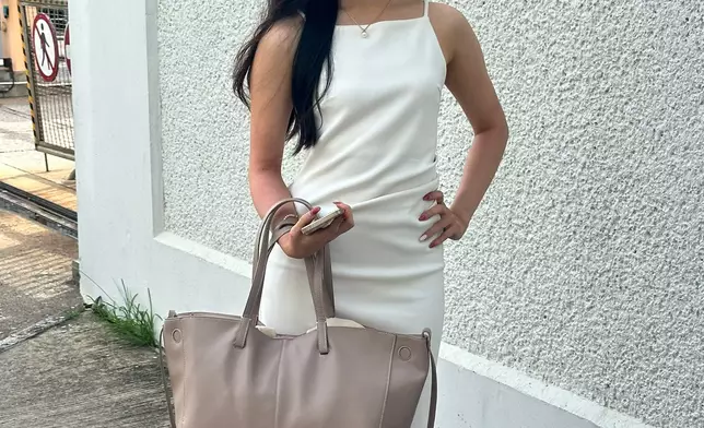 Joyce，24歲，是一名學生，在嶺南大學修讀傳媒。（本網記者攝）