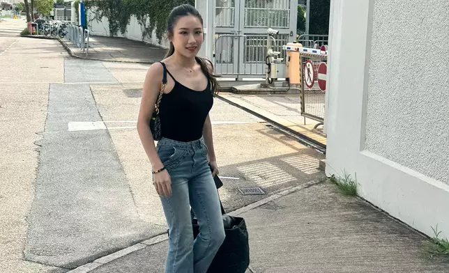 Belle，24歲，學生，修讀教育。（本網記者攝）