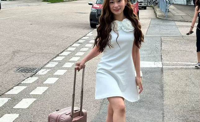 朱卓盈（Kimberly），26歲，從事法律行業。（本網記者攝）