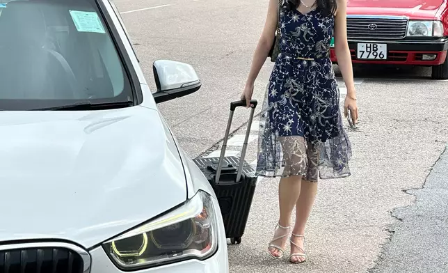 Chloe，24歲，香港人，從事財務工作。（本網記者攝）