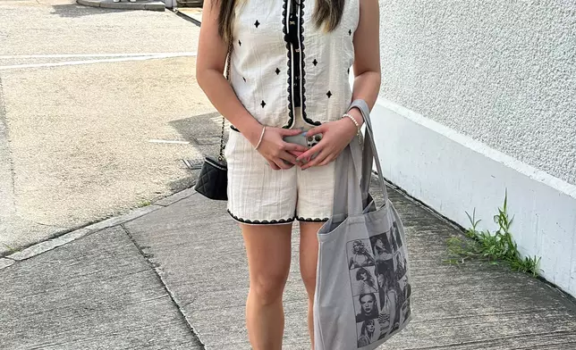 Ally，22歲，在英國讀書。（本網記者攝）