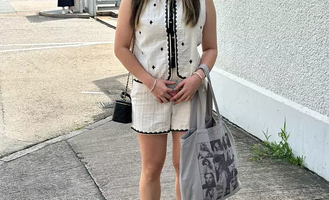 Ally，22歲，在英國讀書。（本網記者攝）