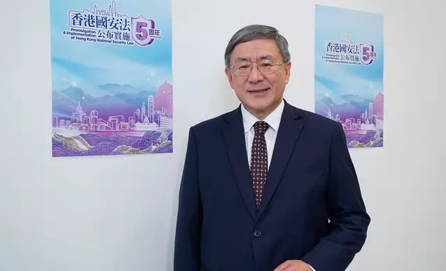 政務司副司長卓永興，於《香港國安法》公布實施五周年接受專訪。 （巴士的報記者攝）