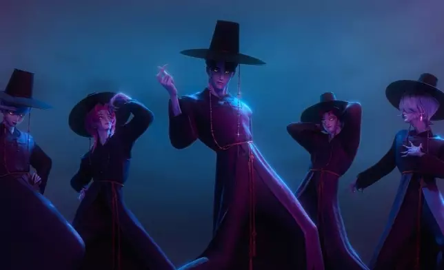 《Kpop 獵魔女團》自開播後創下多個紀錄。Netflix圖片