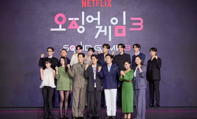《魷魚遊戲3》早前舉行盛大發布會活動。Netflix圖片