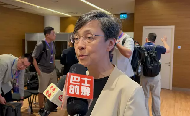 澳門旅遊局局長文綺華。巴士的報記者攝