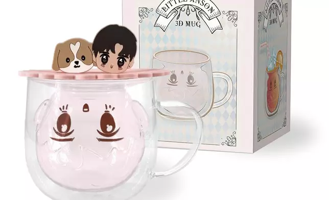 【Together】Little Anson雙層玻璃杯連杯蓋