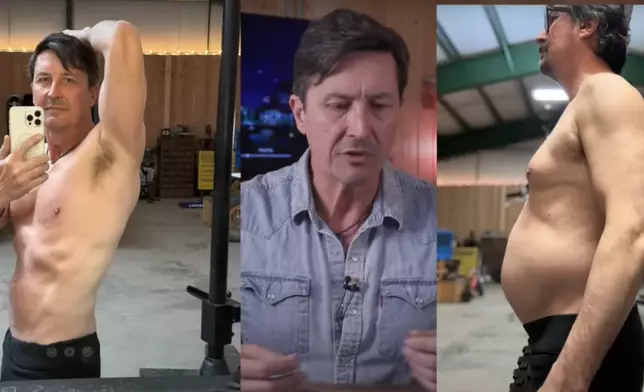 YouTuber靠ChatGPT訂製減重計劃，46天減重逾11KG。影片截圖