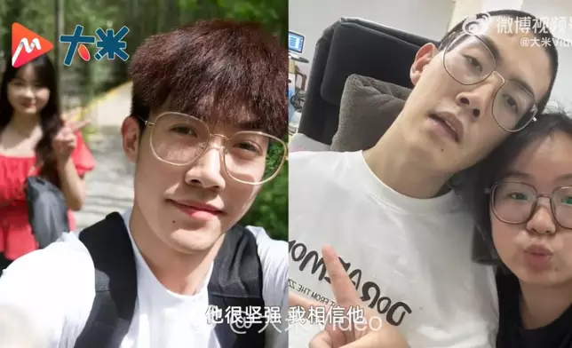 新婚丈夫突發腦出血成植物人，人妻辭職住進醫院照護半年陪康復。影片截圖