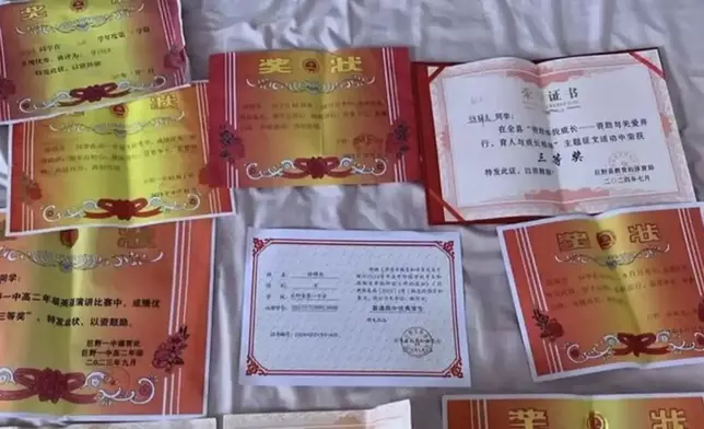 女學生高考獲560分佳績圓大學夢。影片截圖