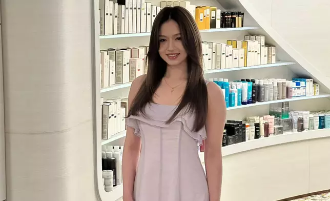 李尹嫣（Victoria）曾同羅敏莊同台表演。（本網記者攝）