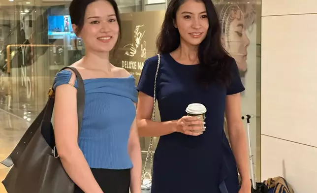 文雅儀（Emily）（左）、施宇琪（Angela) （右）（本網記者攝）