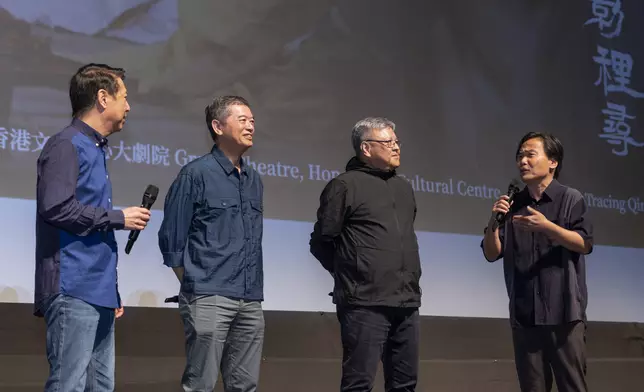 動作指導江道海、攝影指導鄭兆強、導演冼杞然、影評人登徒