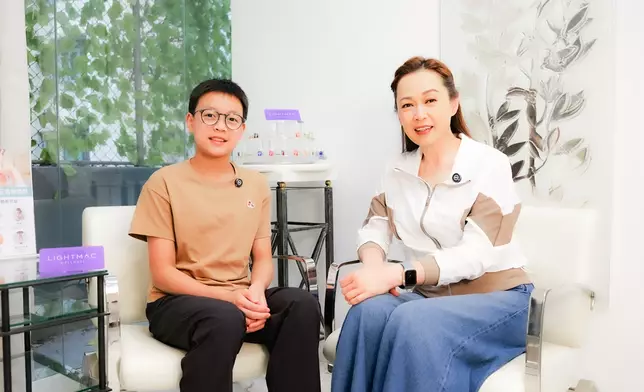 姚瑩瑩與囝囝Evan