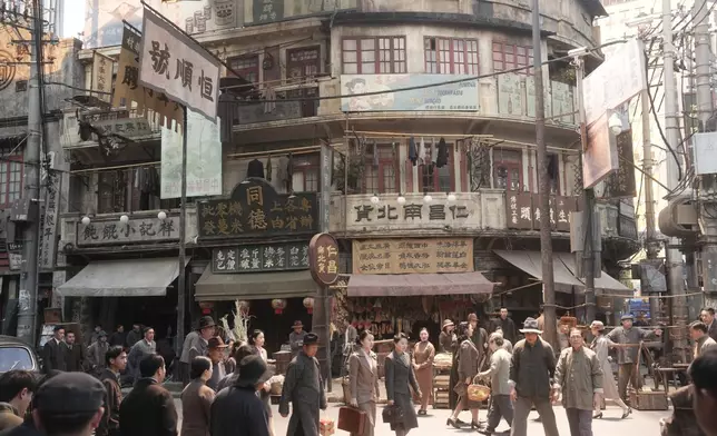 電影還原1940年代上海舊風情。