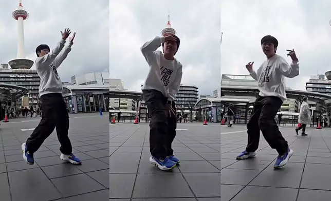 Haru成日喺ig晒街頭跳舞片。