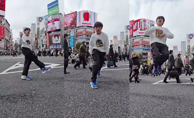 Haru成日喺ig晒街頭跳舞片。