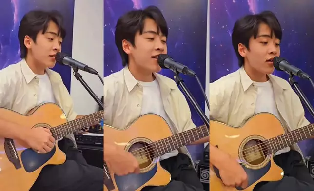 亦有上載自彈自唱片。