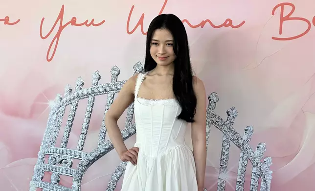 Sharon，23歲，澳洲返，核數師。（本網記者攝）