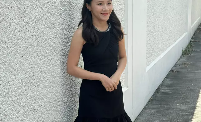 劉婉瑩，24歲，從事金融行業，香港大學畢業。（本網記者攝）