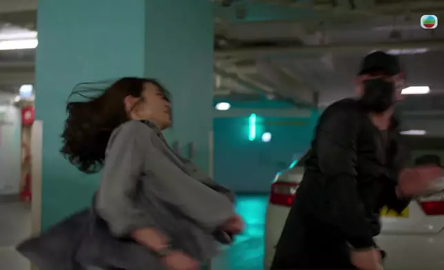 蔡潔呢幕動作戲好型。