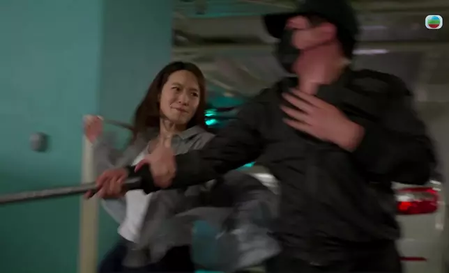 蔡潔呢幕動作戲好型。