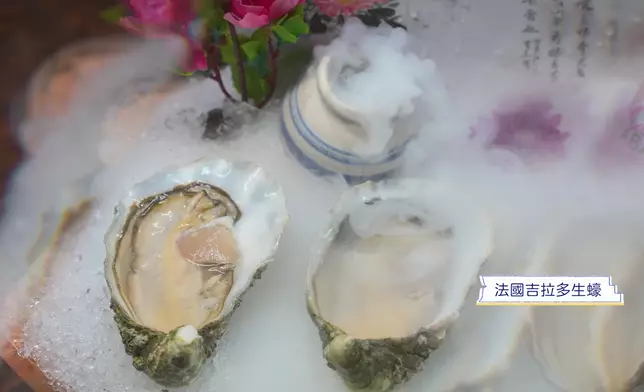 供港珍品鯇魚生、羅氏蝦生、法國吉拉多生蠔。