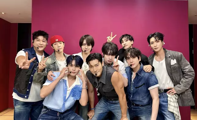 Super Junior在節目中大爆料。 SJ twitter圖片