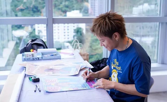 安仔非常寵粉。