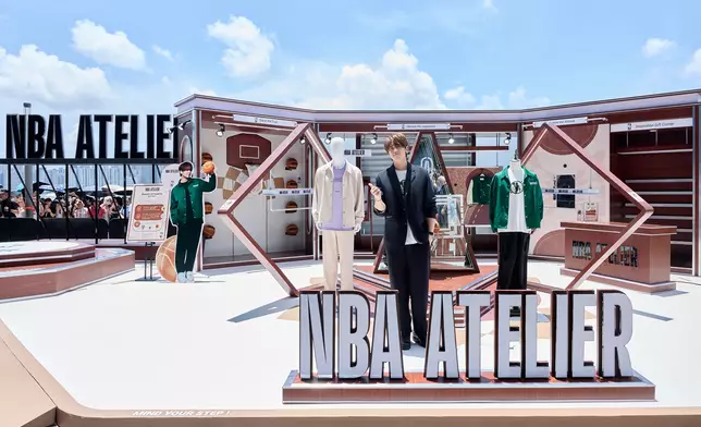 姜濤亮相NBA ATELIER 香港限定快閃店。