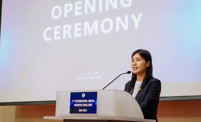 香港警務處網罪科高級警司梁靄琳。