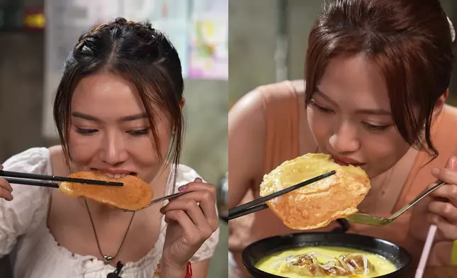 「女子組」則去品嚐緬甸菜。