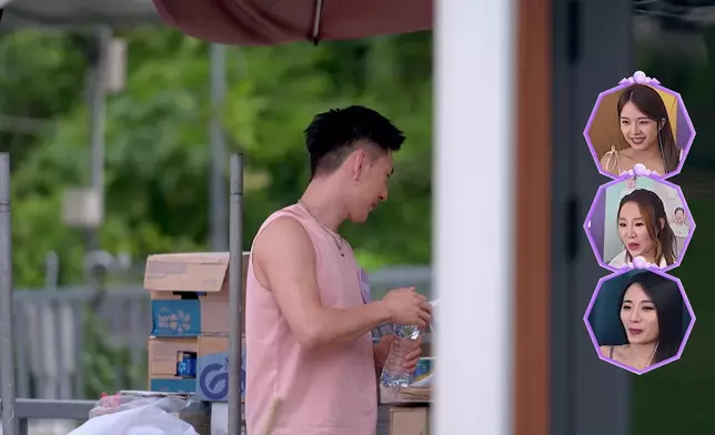 Sophie一句口乾想話斟杯水，Eddie二話不說飛奔去做「送水熙」，正！