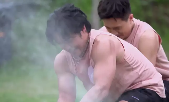 阿Him嘅手臂真係好Amazing。