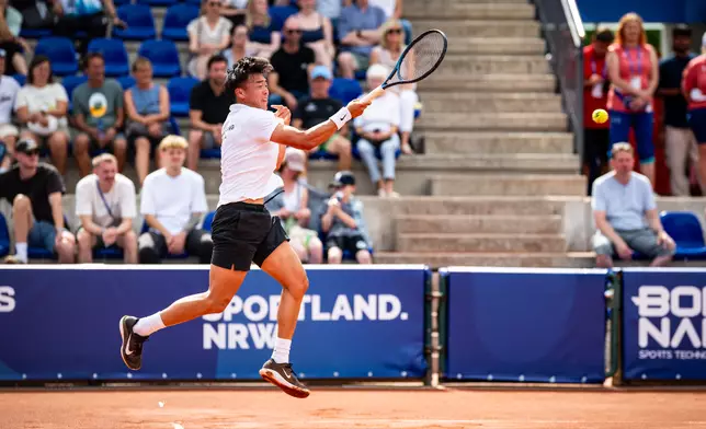 黃澤林躋身16強，將面對英國選手。世大運官網圖片