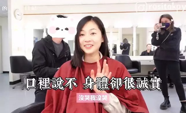 佢對眼真係爆淚架，不過佢喺現場堅決否認。