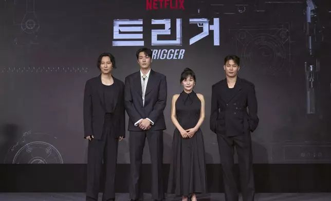 《槍口彼端》新劇發佈會當日韓國當地發生槍擊事件。 Netflix twitter圖片