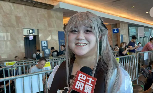 張小姐表示是次特意為動漫節裝扮成日漫《地縛少年花子君》中的「八尋寧寧」一角。巴士的報記者攝