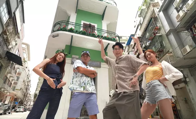 陸浩明、游嘉欣、孔德賢、戴祖儀開心玩轉澳門！