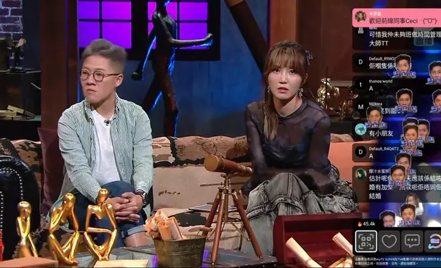 Jinny對調查的離奇遭遇，表現七情上面。