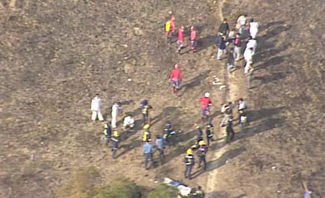 八仙嶺山火相關剪報及新聞片段。