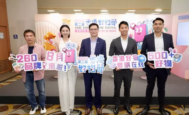 高海寧出席第二屆「香港好物節」啓動禮。