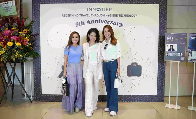 (左起)黃美棋 INNOTIER創辦人兼總裁林曉盈(Juliana Lam) 岑杏賢