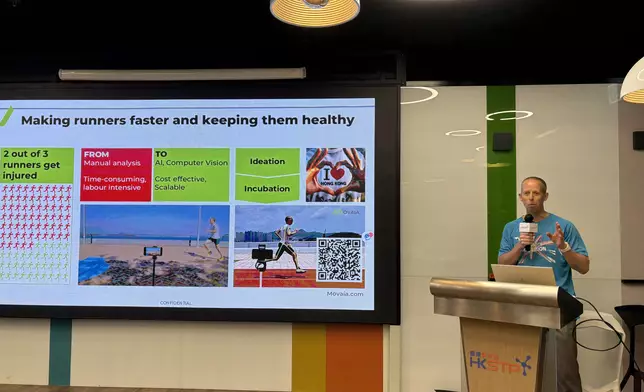 Movaia Tech Limited 創辦人及行政總裁Thomas Butter,巴士的報記者攝