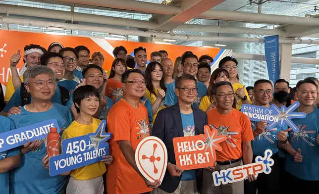科技園公司舉辦「Rhythm of Innovation」創科盛會，財政司司長陳茂波參會。巴士的報記者攝
