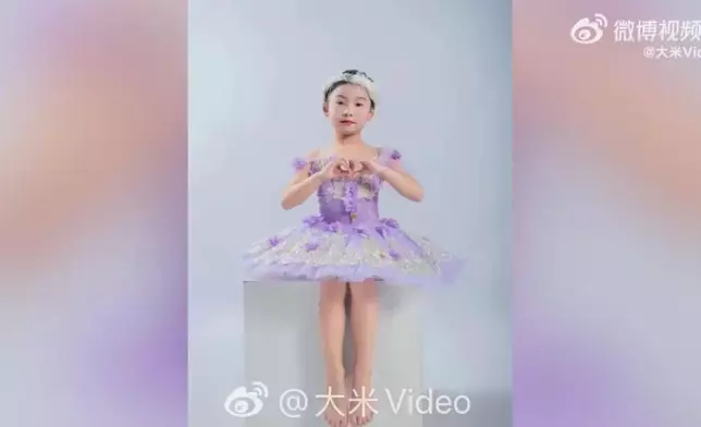 9歲女童確診腦幹腫瘤離世，父母忍痛捐眼角膜助兩名患者重見光明。影片截圖