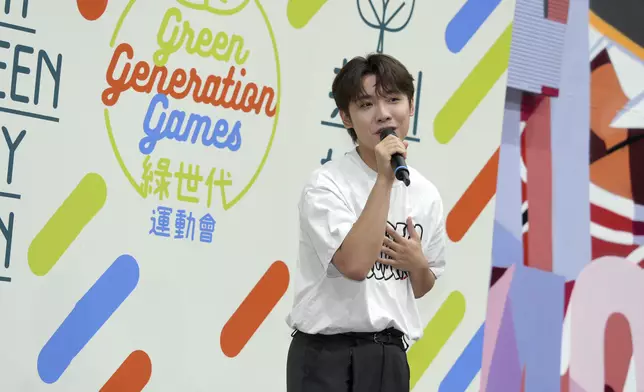 Arvin 擔任綠世代運動會的打頭陣暖場嘉賓。