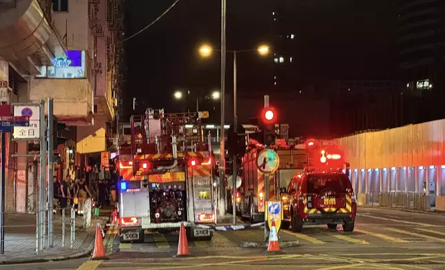 洗衣街建煌華廈一單位發生火警，釀3死1傷。FB圖片