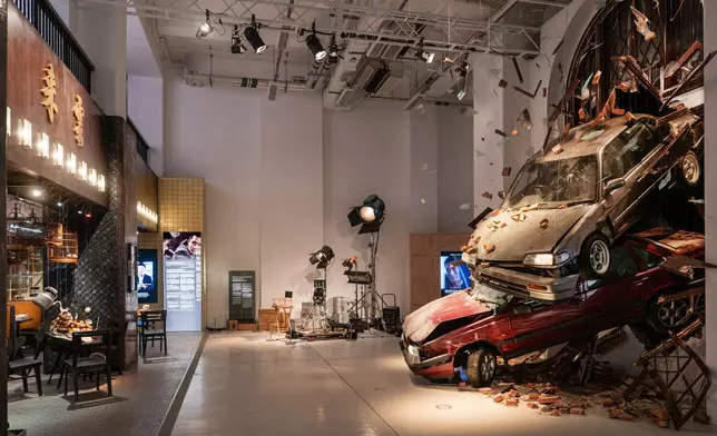 「光影邊緣—香港電影的臥底世界」展覽場景