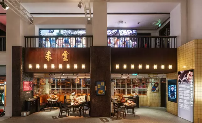 「光影邊緣—香港電影的臥底世界」展覽場景